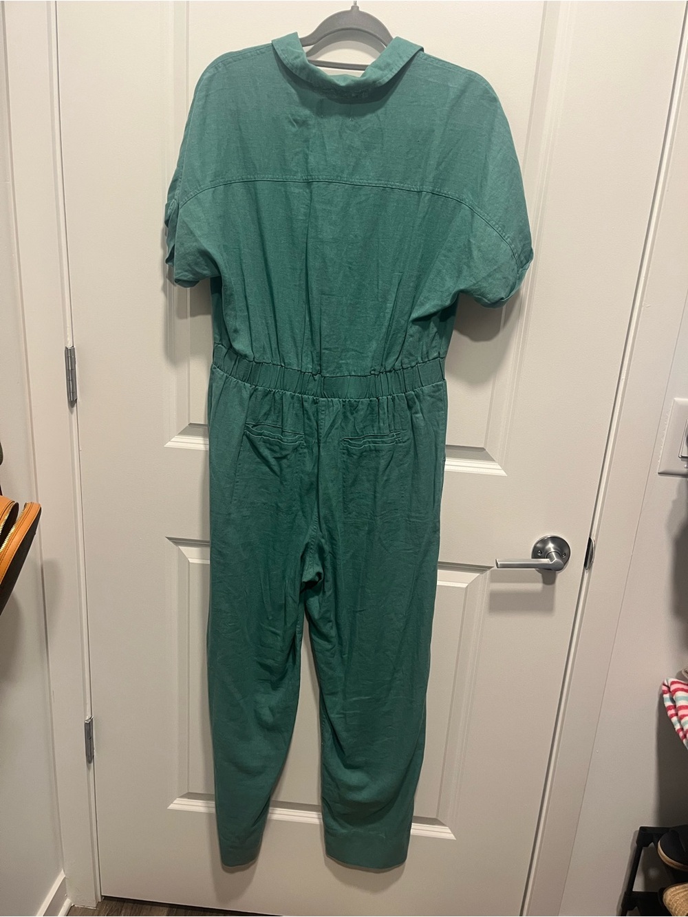 Universal Thread Green Button-Front Utility Jumpsuit - Picture 3 of 3